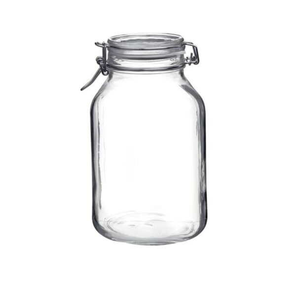 BORMIOLI VASO C/TAPPO ERMETICO IN VETRO TIPO  FIDO 300CL/3 LT