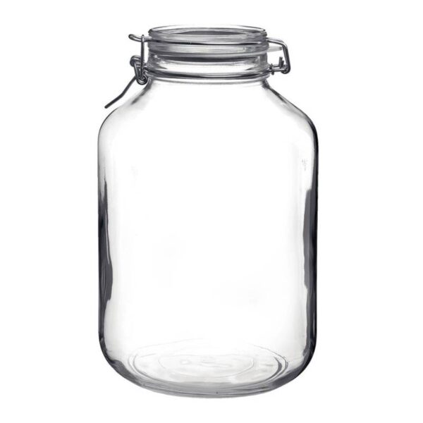 BORMIOLI VASO C/TAPPO ERMETICO IN VETRO TIPO FIDO 500CL/ 5 LT