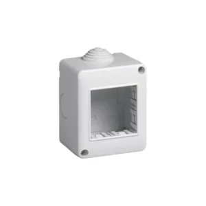 SCATOLA DA PARETE ESTERNA 2M IP40 VIMAR PLANA ART 14802