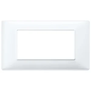 PLACCA 4M TECNOPOLIMERO BIANCA VIMAR PLANA ART 14654.01