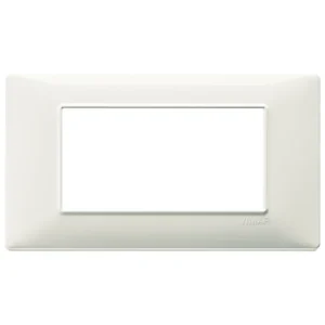 PLACCA 4M TECNOPOLIMERO AVORIO VIMAR PLANA ART 14654.02