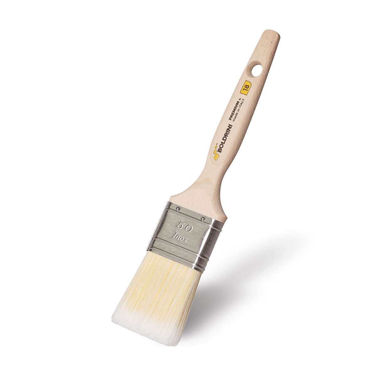 PENNELLO 50MM SETOLA SINTESI MANICO LEGNO S.18 PREMIUM X SMALTI