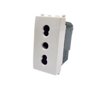 PRESA BIVALENTE 10A/16A BIANCA GEM MAPAM 618B/V