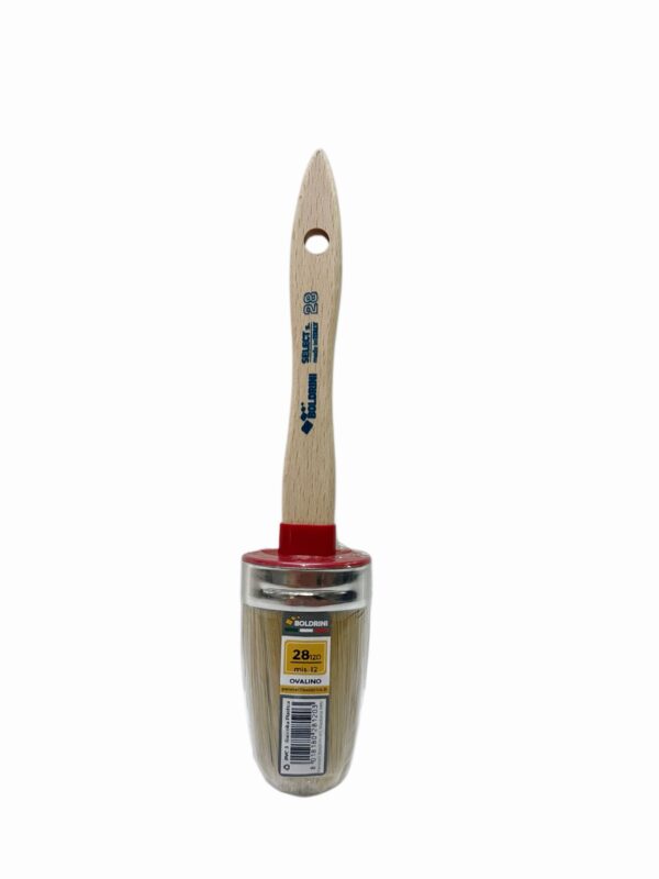 PENNELLO OVALINO 120MM SETOLA BIONDA MANICO LEGNO S.28 ART.28120