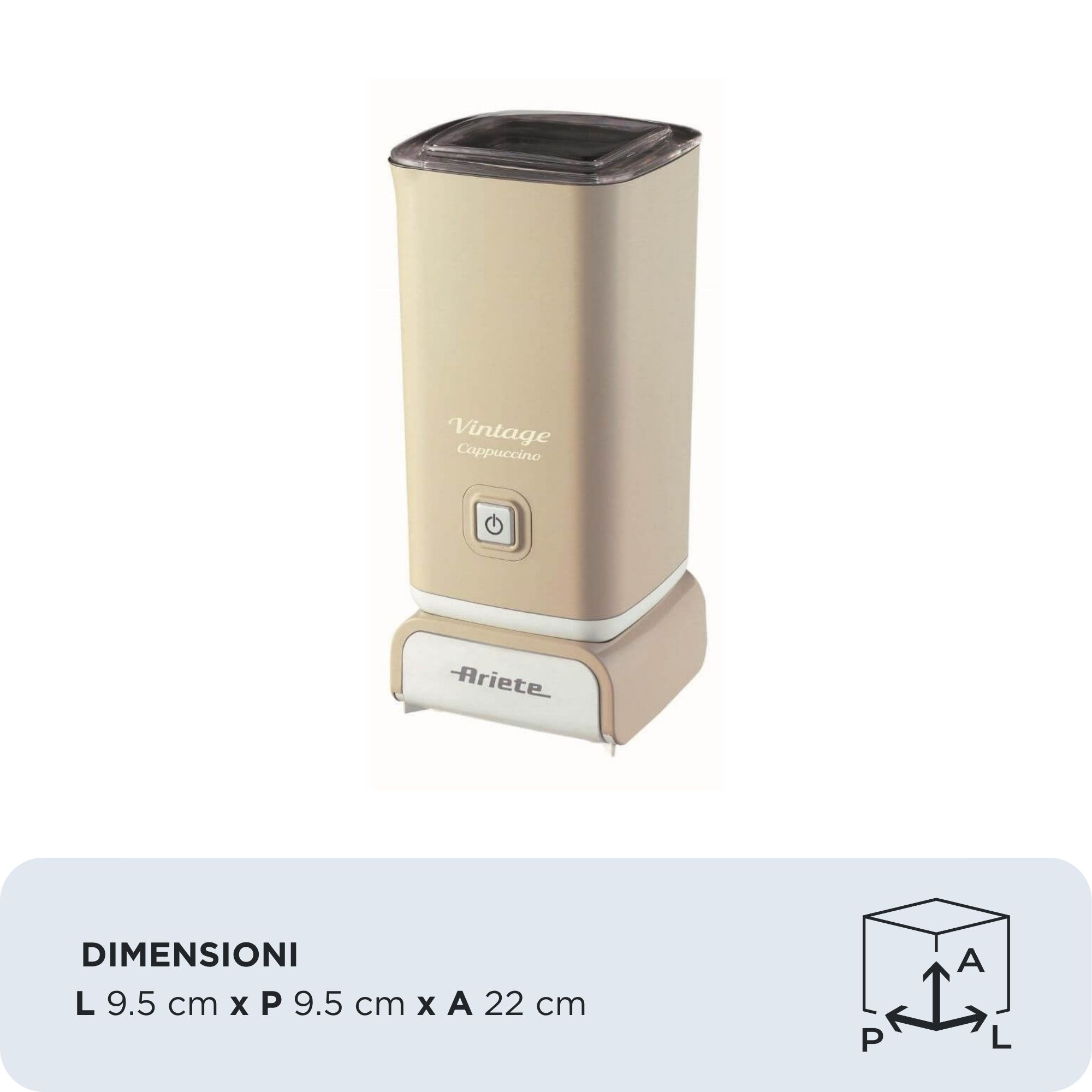 ARIETE CAPPUCCINATORE VINTAGE BEIGE COD. 2878/03 - immagine 8