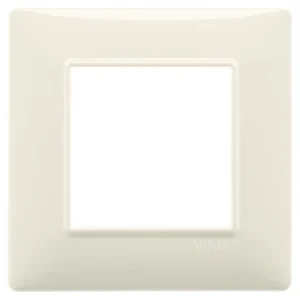 PLACCA 2M TECNOPOLIMERO BEIGE VIMAR PLANA ART 14642.03
