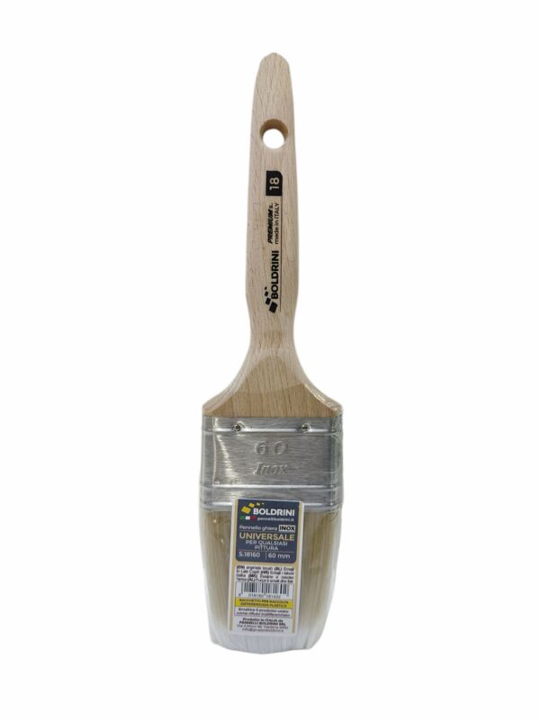 PENNELLO 60MM SETOLA SINTESI MANICO LEGNO S.18 PREMIUM X SMALTI