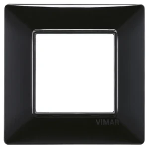 PLACCA 2M TECNOPOLIMERO NERO VIMAR PLANA ART 14642.05