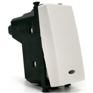PULSANTE CON SPIA BIANCO GEM MAPAM 665B