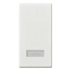 TASTO 1M ILLUMINABILE + DIFFUSORE BIANCO VIMAR PLANA  ART 14026