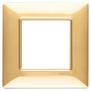 PLACCA 2M TECNOPOLIMERO ORO LUCIDO VIMAR PLANA ART 14642.24