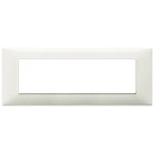 PLACCA 7M TECNOPOLIMERO AVORIO VIMAR PLANA ART 14657.02