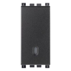 INTERRUTTORE 1P 16A 250V ILLUMINABILE VIMAR ARKE' GRIGIO ART 19001