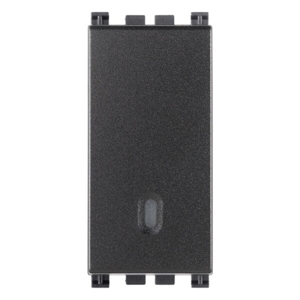 INTERRUTTORE 1P 16A 250V ILLUMINABILE VIMAR ARKE' GRIGIO ART 19001