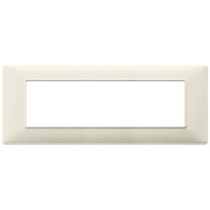 PLACCA 7M TECNOPOLIMERO BEIGE VIMAR PLANA ART 14657.03