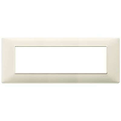PLACCA 7M TECNOPOLIMERO BEIGE VIMAR PLANA ART 14657.03