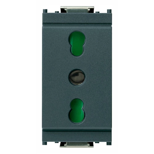 PRESA 2P+T 16A P17/11 GRIGIO 16203 VIMAR PLANA