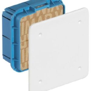 SCATOLA DERIVAZIONE INCASSO C/COPERCHIO 92X92X50 VIMAR ART V70001