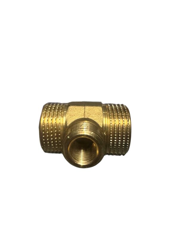 G.T. COMIS NIPLES FORATA 1"X1" OTTONE GIALLO FORO 1/4 ESTERNO MASCHIO 1/2