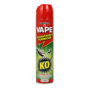 VAPE INSETTICIDA SUPER KO PER SCARFAGGI E FORMICHE SPRAY 400 ML