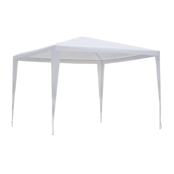 GAZEBO WAN ESTENSIBILE 3X3 IN FERRO E POLIETILENEE BIANCO FDM-JU-006