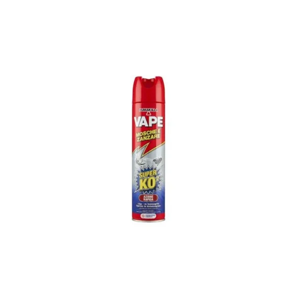 VAPE INSETTICIDA SUPER KO PER MOSCHE E ZANZARE SPRAY 400 ML