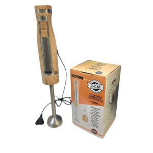 ZEPHIR ZHC88 FRULLATORE AD IMMERSIONE 700W EFFETTO LEGNO,LAME INOX