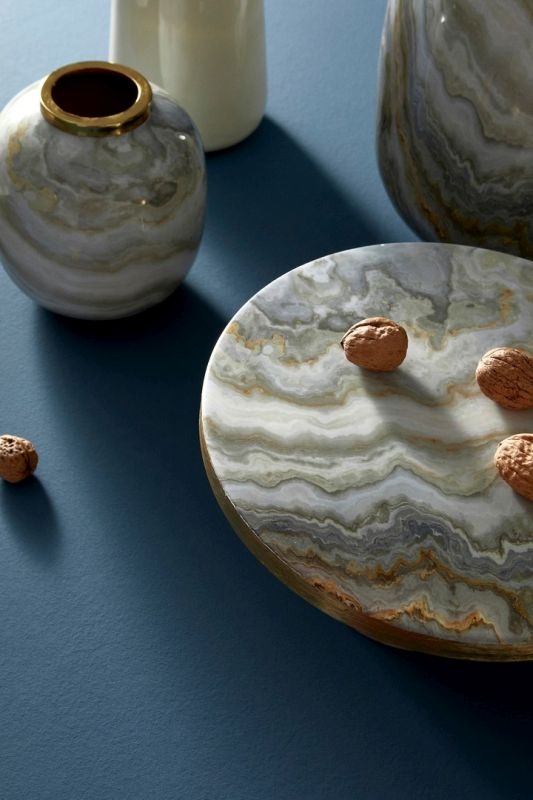 BIZZOTTO ALZATA DECORATIVA MARSHA BIA GRIG OR D30 - immagine 2