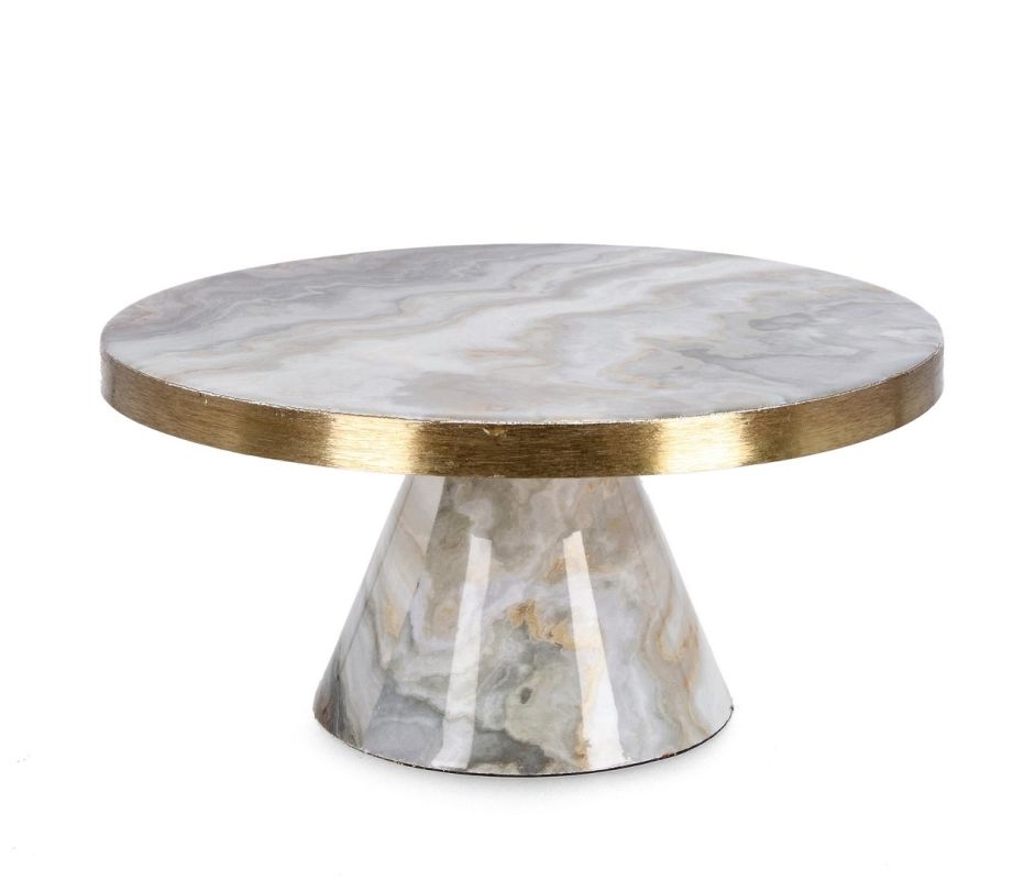 BIZZOTTO ALZATA DECORATIVA MARSHA BIA GRIG OR D30