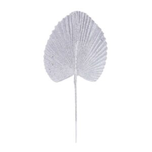 BIZZOTTO FOGLIA VENTAGLIO ARGENTO H52 NATALE ART. 0939523