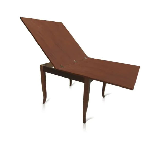 TAVOLO A LIBRO NOCE  100 X 100 - immagine 2