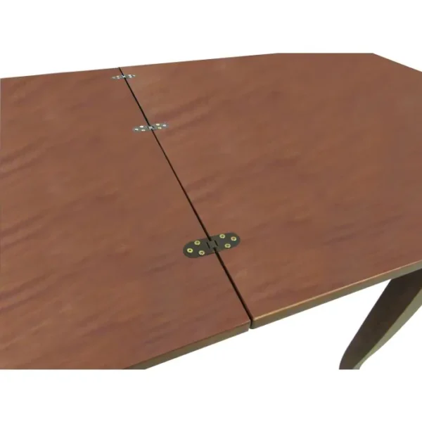 TAVOLO A LIBRO NOCE  100 X 100 - immagine 4