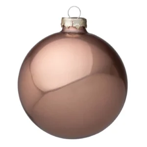 BIZZOTTO SFERA NATALE VETRO DESERTO SHIMMER D100 ART. 0930045