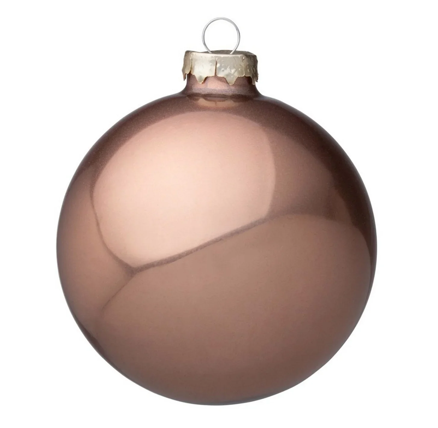 BIZZOTTO SFERA NATALE VETRO DESERTO SHIMMER D100 ART. 0930045