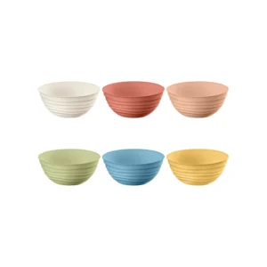 Fratelli Guzzini SET 6 CIOTOLE MULTICOLORE IN PLASTICA TIERRA