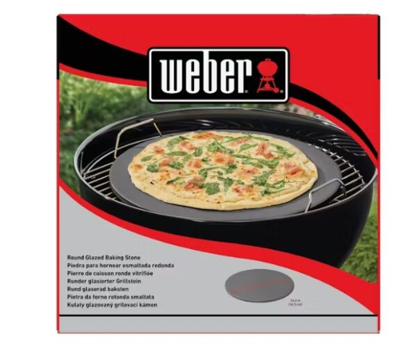 WEBER CRAFTED PIETRA DA FORNO 36CM ROTONDA 18412 SENZA MANICI