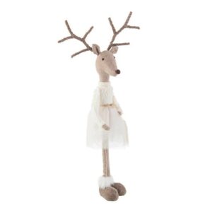 BIZZOTTO RENNA MAGGIE STAND GONNA BIANCO H53CM 0935718