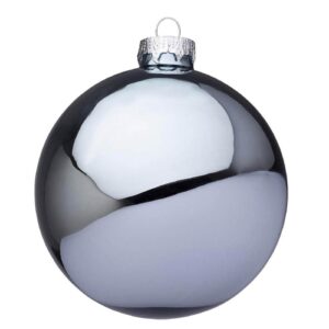 BIZZOTTO SFERA NATALE VETRO CELESTE POLVERE LUCIDO
