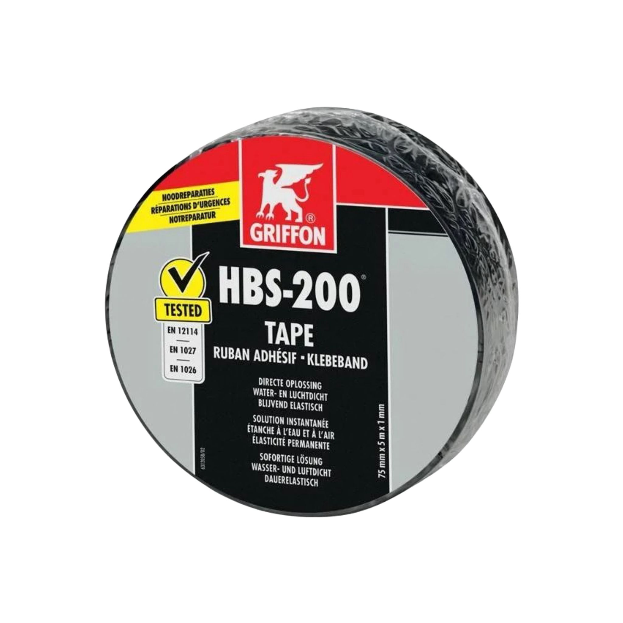 GRIFFON NASTRO DI RIPARAZIONE UNIVERSALE IMPERMEABILE HBS-200 75MMX5