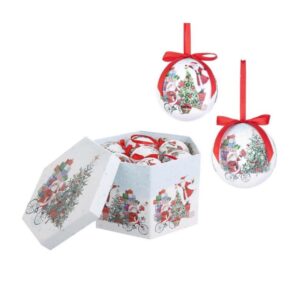 BIZZOTTO SFERA NATALE BABBO NATALE CICLISTA D75 ASS2 ART. 0933785