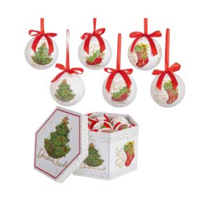 BIZZOTTO SFERA NATALE CHRISTMAS TREE D75 ASS6 ART. 0937176