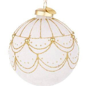 BIZZOTTO SFERA NATALE VETRO LETIZIA D80 ART.0937737