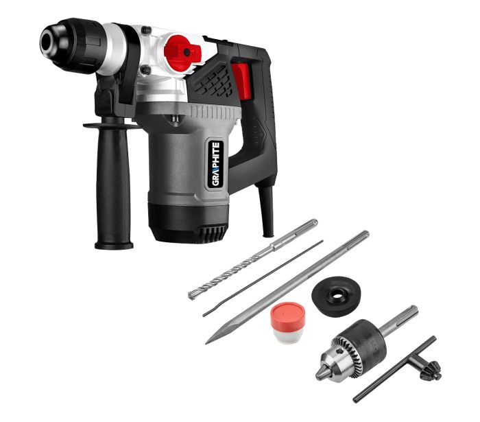 GRAPHITE TASSELLATORE A PERCUSSIONE SDSPLUS 900W ENERGY 58G860 - immagine 4