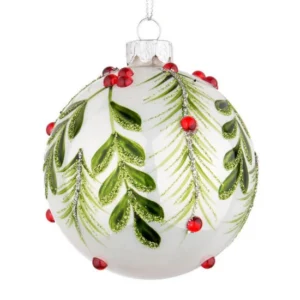 BIZZOTTO SFERA NATALE VETRO BERRY D80 ART.0934371