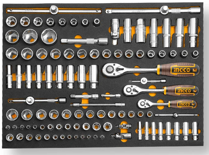 INGCO CARRELLO PORTATTREZZI COMPLETO 328PZ HTCS273281 - immagine 7