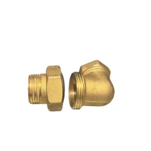 G.T. COMIS RACCORDO CURVO 3PZ 1" MF OTTONE GIALLO