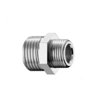 G.T. COMIS NIPLES RIDOTTA OTTONE CROMATO 1/4X1/8