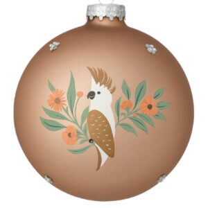 BIZZOTTO SFERA NATALE VETRO COSMOS ROSA