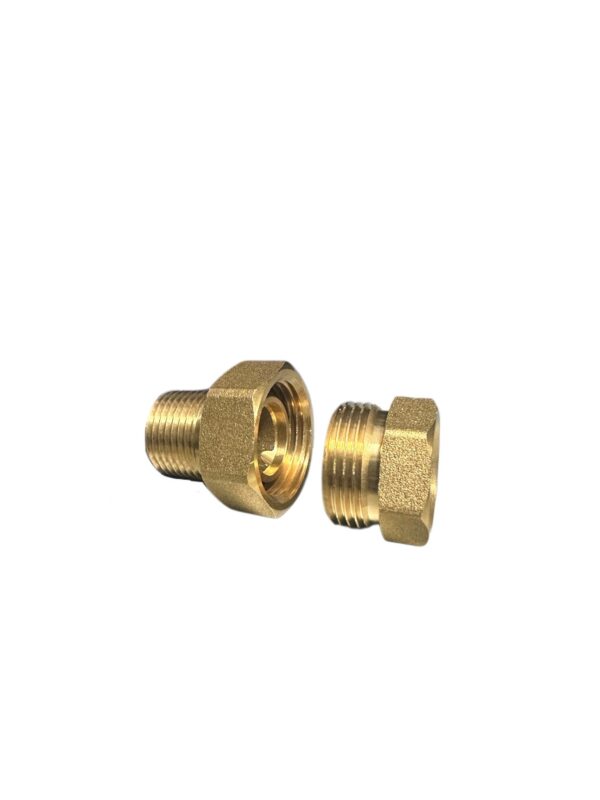 G.T. COMIS RACCORDO DRITTO 3PZ 3/4 MF OTTONE GIALLO