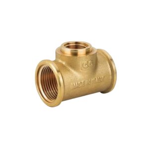 G.T. COMIS TEE RIDOTTO 1"X1"X1/2 FFF OTTONE GIALLO